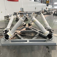 Simulateurs de mouvement 6DOF à vente directe d'usine, charge utile 3000 kg, pour simulateur de course, simulateur de vol et simulation de conduite