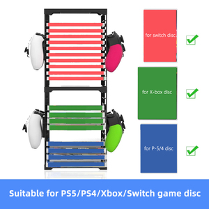 Đa chức năng chuyển đổi trò chơi <span class=keywords><strong>GTA</strong></span> 5 Trò chơi giao diện điều khiển Phụ kiện Lưu trữ tháp cho ps5/Switch/X-BOX loạt S/x - Product Image 4