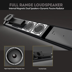 Barra de Sonido BS-41 de Montaje en Pared, Conexión por Cable e Inalámbrica, <span class=keywords><strong>FM</strong></span>, USB/Aux/RCA, Audio de Cine en Casa para Televisor Inteligente, Sonido Envolvente, Chip de Bajos y Alta Fidelidad - Product Image 6