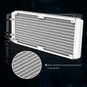Enfriador DE AGUA DE <span class=keywords><strong>CPU</strong></span> Ultra ARGB de 240mm 1851, Monitor de temperatura en tiempo Real, Control PWM compatible con Intel LGA1700/<span class=keywords><strong>AMD</strong></span> AM5/Xeon silencioso y eficiente - Product Image 6
