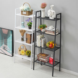 رف تخزين بسيط متعدد الطبقات شبه منحرف نوع قائم من الحديد للديكور المكتبي حل تخزين معدني للديكور - Product Image 5