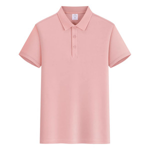 <b>Polo</b> Shirt Short Sleeve Solid Color Polyester Breathable Daily Wear - Product Image 1