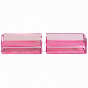 Desktop Letter <b>Tray</b> <b>File</b> Organizer Sorter Desk Document Organizer Shelf <b>Tray</b> Magazine Holder 4 Tier Stackable Heavy Duty Metal - Product Image 4