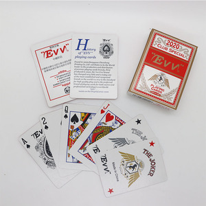 Casino lớp Đức lõi Đen giấy chơi thẻ OEM dịch vụ tùy chỉnh in Poker thẻ nhà sản xuất với logo hộp - Product Image 4