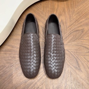 Mules in <span class=keywords><strong>Pelle</strong></span> Intrecciata a Mano di Alta Qualità per <span class=keywords><strong>Uomo</strong></span>, Stile Designer, Ciabatte Senza Tallone, Mocassini Casual Invernali Antiscivolo - Product Image 4