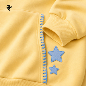 Felpa con Cappuccio Oversize Casual da <span class=keywords><strong>Donna</strong></span>, Abbigliamento <span class=keywords><strong>Streetwear</strong></span> alla Moda, Pullover con Cuciture a Contrasto e Tasca - Product Image 2