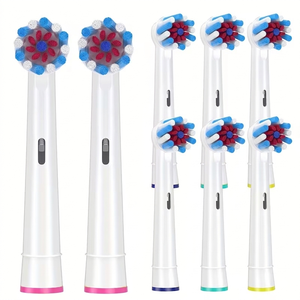 Quiet Vibration Compatible Round <b>Toothbrush</b> <b>Head</b> Replacements Generic for Oral Bs Electric Brush Refills Wholesale - Product Image 3