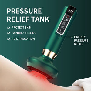 Masseur intelligent pour la thérapie par ventouses, appareil Gua Sha, ventouses électriques portatives en silicone - Product Image 3
