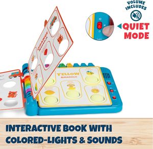 Livre Pop It interactif, durable, sensoriel et ludique, jouet sonore bilingue pour l'apprentissage précoce, activités engageantes, parfait pour les petites mains - Product Image 3