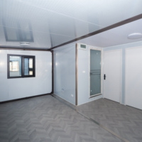 Maison conteneur moderne extensible, directement de l'usine, avec chambre et salle de bain, maison modulaire préfabriquée minimaliste pour usage résidentiel