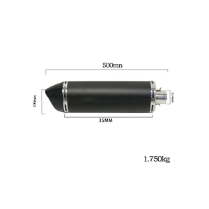 Racer <span class=keywords><strong>escape</strong></span> R15 V3 bicicleta tubo de <span class=keywords><strong>escape</strong></span> motocicleta Acero inoxidable 51mm negro Racer Suzuki piezas <span class=keywords><strong>para</strong></span> z400 <span class=keywords><strong>Akrapovic</strong></span> - Product Image 2