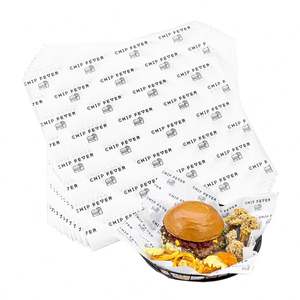 Wholesale Custom Printed Coated Food Grade <b>Greaseproof</b> Wrapping <b>Paper</b> for Sandwich Snack Cake Bread & Baking Takeaway - Product Image 5