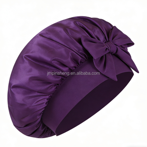Gorro de Dormir Personalizado con Logotipo, Satinado, Color Sólido, de Ala Ancha, Ajustable, para Viajes, Deportes, Ciclismo, Moda, Cuidado del Cabello - Product Image 4