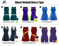 Seragam Netball Wanita Custom OEM Aolan dengan Cetak Sublimasi untuk Klub, Sekolah, dan Tim