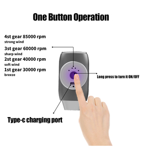 Wild Mini soplador portátil recargable de mano ligero limpiador de aire eléctrico para limpiar teclados/asientos de coche/barbacoa - Product Image 4