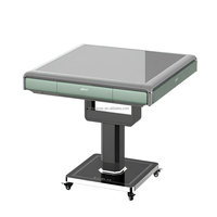 Mesa de Mahjong Totalmente Automática, Mesa de Comedor para el Hogar, Doble Uso, Silenciosa, para Cuatro Jugadores, Eléctrica