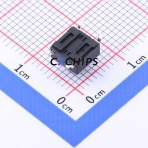 TC-6601-6-160G Tactile Switch SMD-4P,6x6mm Switch Single Pole Single Throw Round Button 1.6N Vertical Mount - Product Image 2