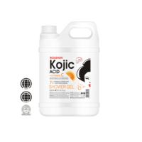 Gel Douche Éclaircissant ROUSHUN à l'Acide Kojique et Vitamine C 2000ml – Peau Claire et Ferme en 7 Jours, Hydratation Profonde, Lavant Corporel Illuminateur