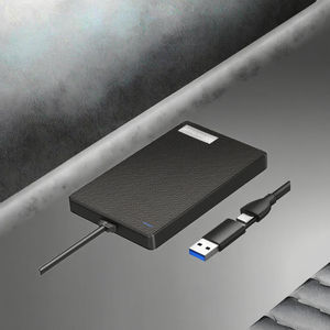 Carcasa Welltop Tipo C USB 3.1 para Disco Duro con Cable Integrado, Caja para Disco Duro SATA de 2.5 Pulgadas, Modelo 001, Plástico, en Stock - Product Image 3