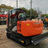 Mini Excavadora Hitachi ZX60 Usada, Modelo 2024, 6 Toneladas, Motor, Bomba, Caja de Cambios y Componentes Originales en Venta