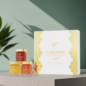 Tùy Chỉnh Hộp Bán Buôn Thực Phẩm Container 6Oz 180Ml 280Ml 380Ml Mật Ong Trong Suốt Vòng Thủy Tinh Thực Phẩm Lưu Trữ Jar Với Nắp - Product Image 6