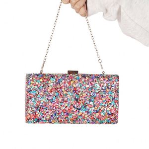 2025 New Ins Trendy Casual Women's Fashion Hand Bags Super <b>Hot</b> Full Sequins Decorated Cloud Satchels for Summer Half Moon - Product Image 1