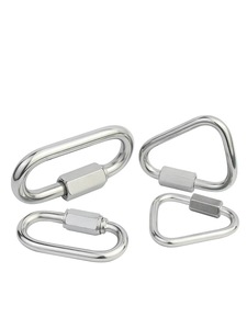 Rantai M7 baja tahan karat Tautan cepat karabiner tugas berat