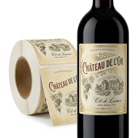 Étiquettes personnalisées en vinyle autocollantes résistantes aux UV, aux rayures et à l'eau pour bouteilles, parfums, huiles essentielles