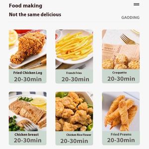 Factory <span class=keywords><strong>Outlet</strong></span> 12L Gran capacidad 360 ° Rotación Climatizada Ventana visual Freidora de aire eléctrica <span class=keywords><strong>Horno</strong></span> Pantalla táctil digital Gas para - Product Image 4