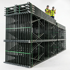 Échafaudage en alliage d'aluminium à charge lourde, surface galvanisée, roulettes disponibles - Échafaudage modulaire réutilisable, design moderne - Product Image 1