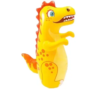 공룡 풍선 펀칭 가방 사용자 정의 아이 동물 모양 3d 권투 가방 어린이 태권도 bop 가방 장난감 텀블러 장난감 판매