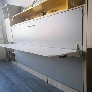 Letto a Scomparsa Orizzontale Elegante e Intelligente con Scrivania Sospesa, Facile da Estrarre, Misure Singolo, Matrimoniale, Queen e King Size, Adatto per Appartamenti e Case - Product Image 2