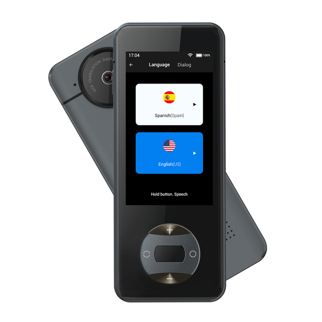 Newest Upgrade Vision Two Way Smart Voice Translator Device for Travel Simultaneous Instant Language Offline Voice Translator