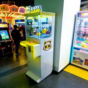 Arcade machine High Quality Mini Arcade Game Center Coin-Operated Claw Crane Machine Metal Wood Construction <b>Clip</b> Prize Vending - Product Image 5