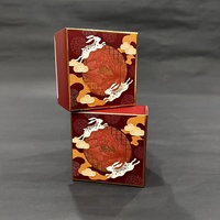 Boîtes en papier d'emballage de bonbons au chocolat mooncake de mariage écologiques pour emballage sucré de biscuits au chocolat