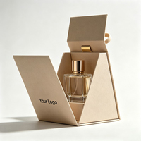 Boîte en carton rigide magnétique pour maquillage et montres, avec poignée, pour parfums, cadeaux et emballages à emporter – Vente en gros