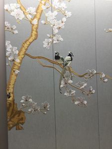 Aanpasbare Moderne Borduurwerk Pvc Firewall Paneel Waterdichte Vuurvaste Achterwand Voor Slaapkamer Home Gym Geluidsisolatie - Product Image 5