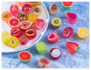 Mezcla lindo brillante fruta cabujones personajes planar resina flatback encanto 3D sandía piña <span class=keywords><strong>mango</strong></span> melón limón lichi - Product Image 6