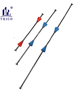 Attaches pour coffrage en contreplaqué de béton, extrémité longue, extrémité courte, attache à clip avec cône en plastique - Product Image 1