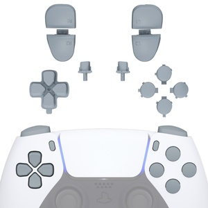Nuevo Set Completo de Botones DIY Gris New Hope (D-pad, R1, L1, R2, L2, Triggers, Share, Options, Face Buttons) para Control de PS5 BDM-030/040/050 - Product Image 1