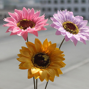 DREA Fabbrica di Yiwu, Vendita all'Ingrosso di Fiori di Sapone <span class=keywords><strong>a</strong></span> Forma di Girasole di Alta Qualità, 8,5 cm, per Bouquet Fai-da-Te - Product Image 3