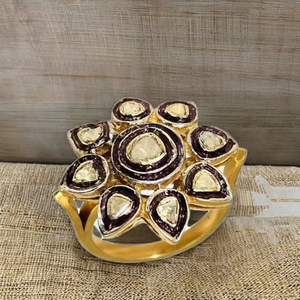 Flower Design Victorian <b>Ring</b> <b>Adjustable</b> <b>Rings</b> Victorian Diamond <b>Ring</b> - Product Image 1