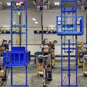 Pequena carga elevador elétrico levantamento com levantamento hidráulico seguro e descendente espessado aço elevação plataforma - Product Image 6