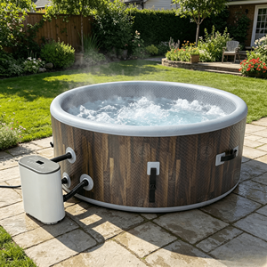 <span class=keywords><strong>Spa</strong></span> <span class=keywords><strong>gonflable</strong></span> extérieur <span class=keywords><strong>pour</strong></span> 4 à 6 personnes avec massage à bulles, bain à remous <span class=keywords><strong>gonflable</strong></span> avec chauffage et pompe - Product Image 3
