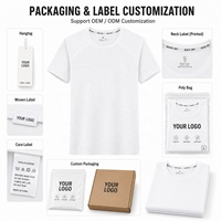 T-shirt Unisexe Personnalisé avec Logo, Col Rond, Coupe Classique, Séchage Rapide, Respirant, en Polyester et Spandex Tissé, 260g, Haute Élasticité, Vente en Gros