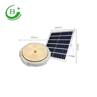 Plafonnier solaire 100W à télécommande pour l'intérieur de la maison