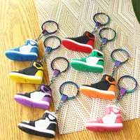 Amazon Penjualan Laris Sepatu Skateboard Gantungan Kunci Gantungan Kunci Mini Bola Basket 3d Jordan