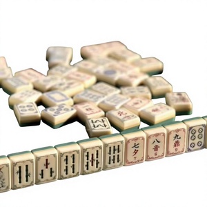 Fichas de Mahjong Americanas de Acrílico Rosa, 4 Capas, Grabadas, Juego de Viaje, Logotipo Personalizado, Piezas de Juego de Lujo - Product Image 3