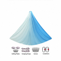 Tissu pour hamac de yoga aérien à motifs vendu au mètre avec ensembles de suspension en option