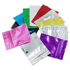 Sachet d'emballage transparent à fermeture éclair de qualité alimentaire pour mini-biscuits imprimés, idéal pour bonbons et friandises - Product Image 4
